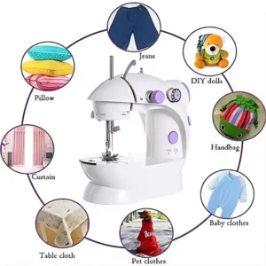 4004ef50b683f9a2637c761c1688d0b0 Portable Mini Dual-Speed Electric Sewing Machine with Foot Pedal & Accessory Kit