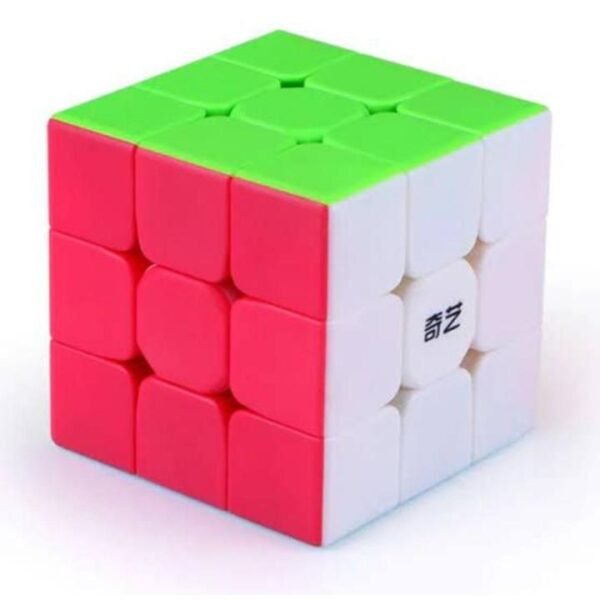 QiYi 3x3 Stickerless Speed Cube – Smooth & Fast Rubik’s Cube Puzzle for Kids & Adults