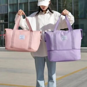 4279086899a656d07267aaf11befd61b Women's Travel / Gym Duffel Bag Expandable Luggage Carry All Handbag