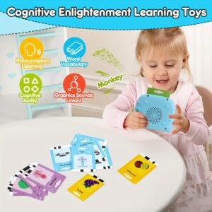 431260d807b043174b40929e30984508 Multi-functional Interactive Flash Card Learning Toy for Toddlers 1 Reader unit and 112 cards
