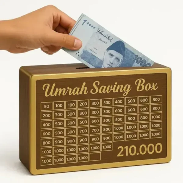 440ae2c44bee5b63af2c46b371d8c730 Umrah Saving Box - 210,000 Saving Goal