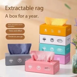 478f3d5c61b9dd92b90830bb974ca47f Microfiber Cleaning Cloth Pack Of 20 | Tissue Box Packing Microfiber Cleaning Towel Multi-Purpose Cloths for Kitchen, Car, Home & Professional Cleaning Use | Random Color