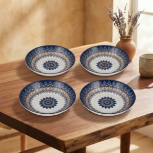 49961b7fbc31d8ab48e4fa62cf4c173c 1 Pc Decorative Floral Side Plate And Snack Bowl Serving Dish