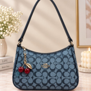 Coach Cherry Bag Curved Shoulder Bag Stylish Designer Handbag Accessory