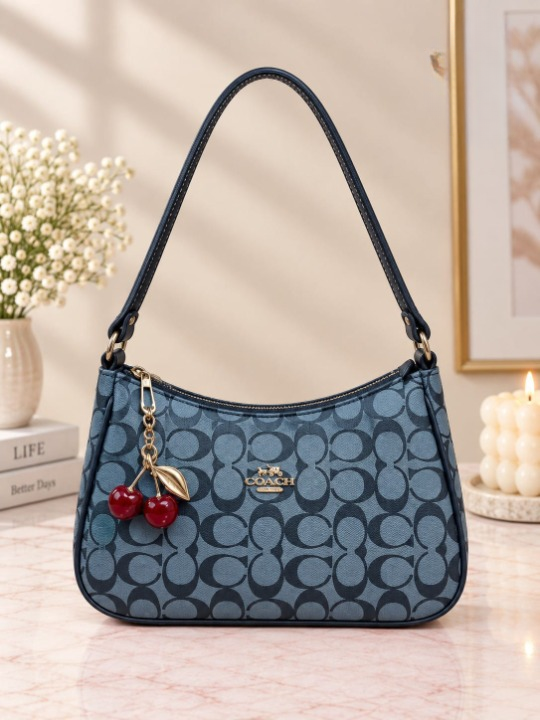 4b1b91d4df8a4ac82e57b21a76ae4385 Coach Cherry Bag Curved Shoulder Bag Stylish Designer Handbag Accessory