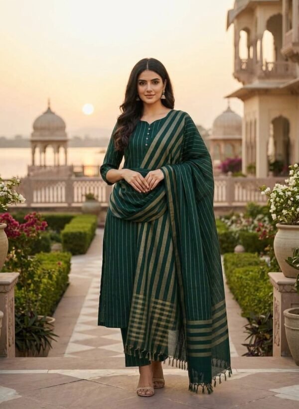 526b5e294f8f374dc7196cf830a16aeb Winter Sussi Marina 3 Piece Unstitched Suit Apparel Accessory For Women - Green