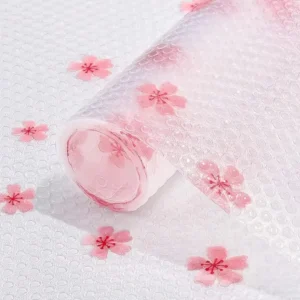 5e6e4c23856c247a2cf51d82810e02c2 Anti-Slip Floral Pattern Drawer PVC Sheet Roll 45x100 cm