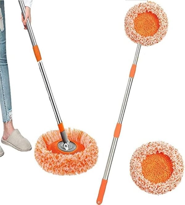 656f3315d7327688b05e4ff7681b89a0 360 Degree Sunflower Mop With Long Telescopic Stick Microfiber Floor Cleaning Mop