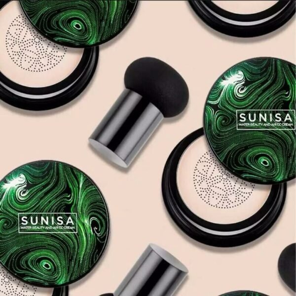 Sunisa 3‑In‑1 Air Cushion BB & CC Cream Foundation | Lightweight Coverage & Natural Finish
