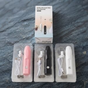 Wireless 2 In 1 Electric Egg Beater And Coffee Frother Rechargeable - Kitchen Accessory Designed For Food Preparation - 1 Pc (Random Color)