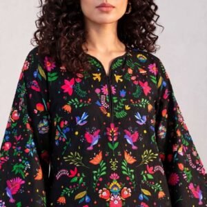 Women’s 2-Piece Pret Stitched Co-Ord Set/Kameez Shalwar Lawn Fabric - Fashion And Apparel Accessory