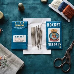 Rocket Sewing Machine Needles 18 Number