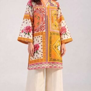 Women’s 2-Piece Pret Stitched Co-Ord Set/Kameez Shalwar Lawn Fabric