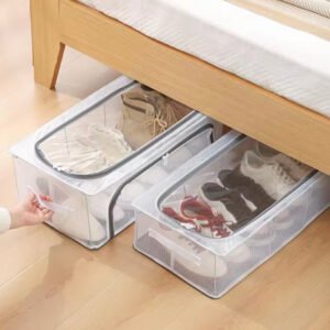 Non-woven Shoe Storage Box with Steel Frame