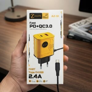 7c675d171ce047ab67570a2c2c67720d Zarin AZ-51 Fast Charger PD + QC 3.0 Type C + USB