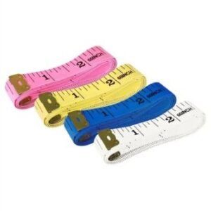 Bee Superior Tailoring Rule Inch Tape - Mix Color (Pack of 12)