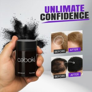 Caboki  Hair Fibers – Instant Hair Volumizer & Thickening Fibers for a Fuller, Natural-Looking Hairstyle 25g