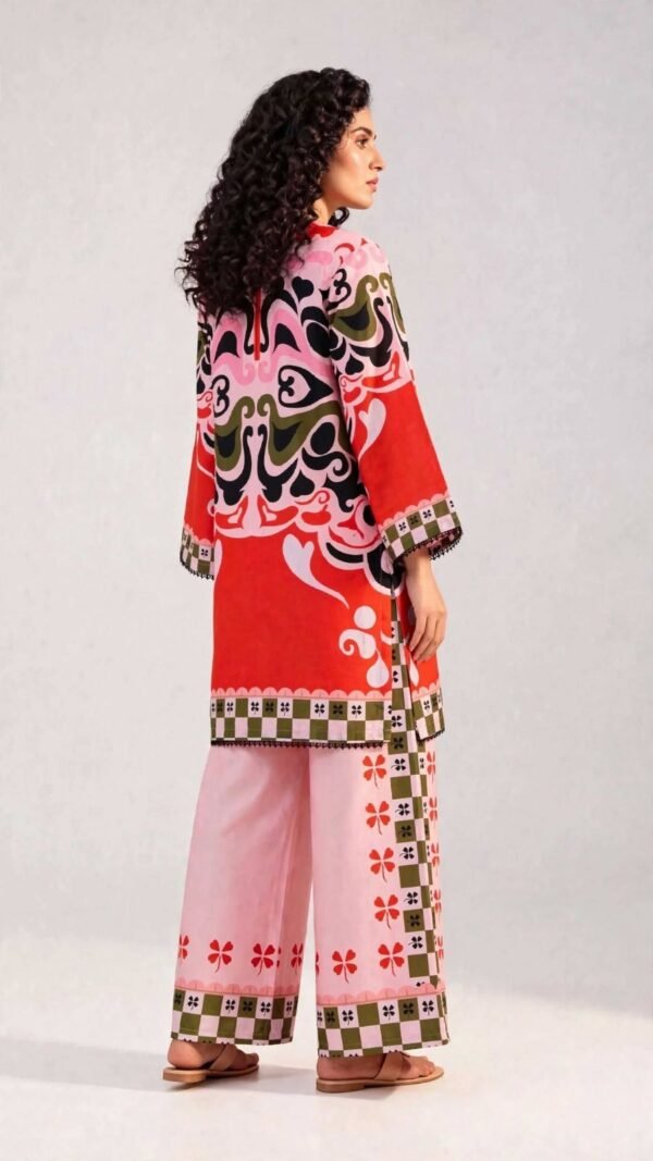 Women’s 2-Piece Pret Stitched Co-Ord Set/Kameez Shalwar