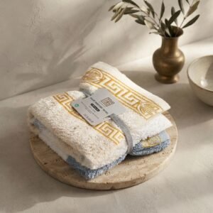 Premium Multi Purpose Cotton Towel 450 GSM Soft Absorbent Towel | 3pcs | Random Colour