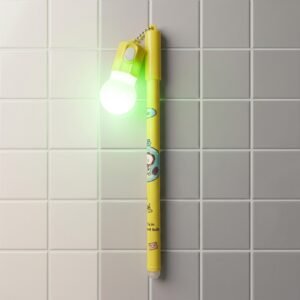8c998ca5ee828ed934ea82ac2dbfb2cf Pen With LED Bulb Light - Office Accessory Designed For Writing And Daily Stationery Routine (Random Color)