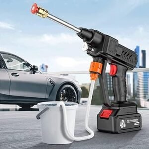 48V Cordless Portable High-Pressure Cleaning Gun Single Battery