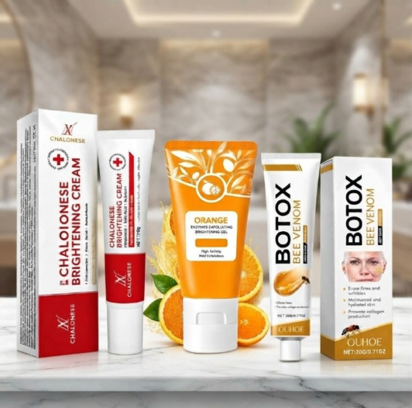 912c41dd3826bd4bb6064c24054811b9 3 In 1 Glow Bright Complete Skin Care Bundle Facial Beauty Set