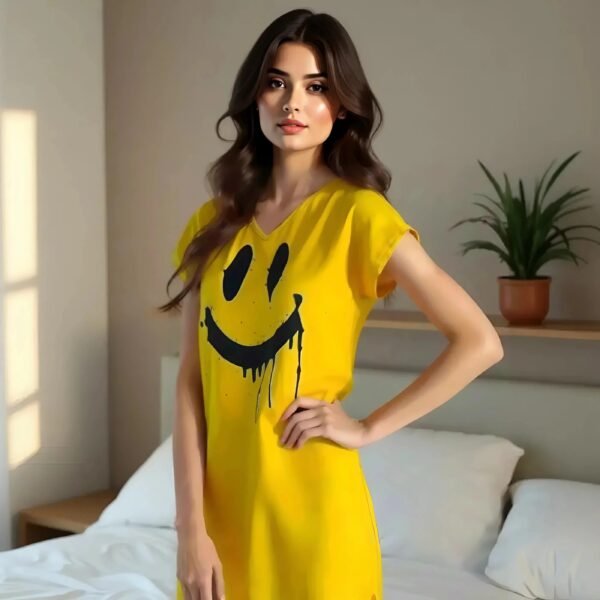 925de400cf05584350ad97b525c6b91e Mystic Flow 3 Piece Nightwear Set for Women – Free Size Soft Jersey Interlock Nighty with Panty & Poni