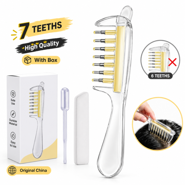 Scalp Massage & Relaxing Comb with Rolling Balls – Gentle Head Massager Comb for Scalp Massage, Hair Care & Relaxation (Random Color)