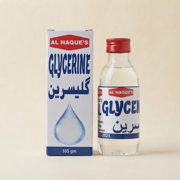 Al Haque's Glycerine Liquid Formula Moisturizing Skincare And Personal Care - 165g (Pack of 6)