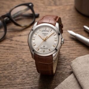 a30d9ac0bf739477933e37fcdf6935dd Tissot Men's Automatic Style Watch - Leather Strap