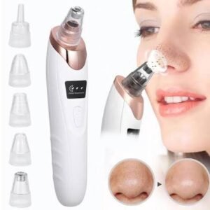 aa3f1dccd8b105efa0e5e3f5d3cf5c88 5in1 Blackhead Remover Machine Rechargeable | Face Vacuum Derma Suction With 5 Heads | Blackhead Removing Machine