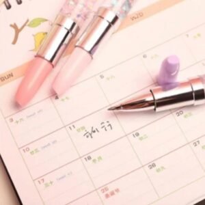 b35696463f3cbff382d5dc8446ad3404 Lipstick Shape Gel Pens - Stationery Accessory Designed For Writing And Daily Office Routine (Random Color)
