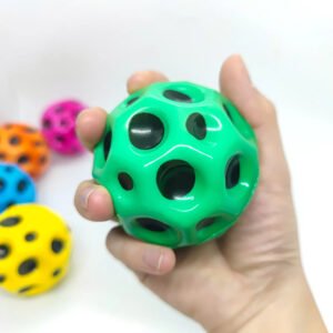 Moon Ball High Bounce Toy Ball Lightweight Outdoor Play Active Toy (Random Color)
