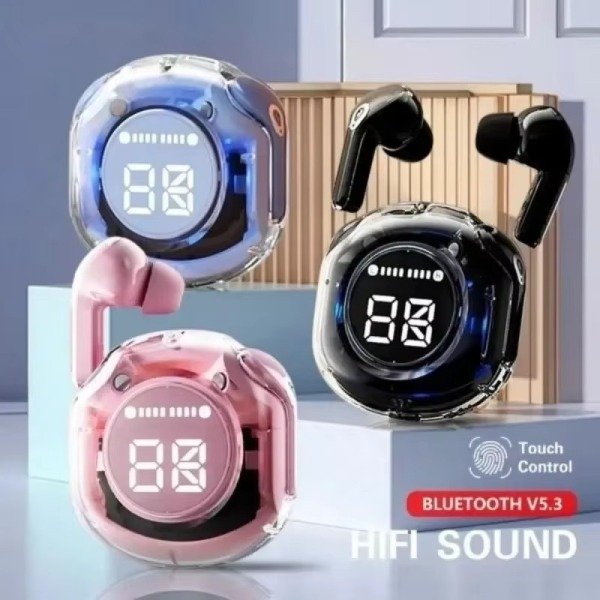c6881da0f3b0a0600e7d5b9280304753 Air 39 Wireless Earbuds | Bluetooth 5.3 | Digital Display | Stereo Sound | Portable Charging Case | Random Color