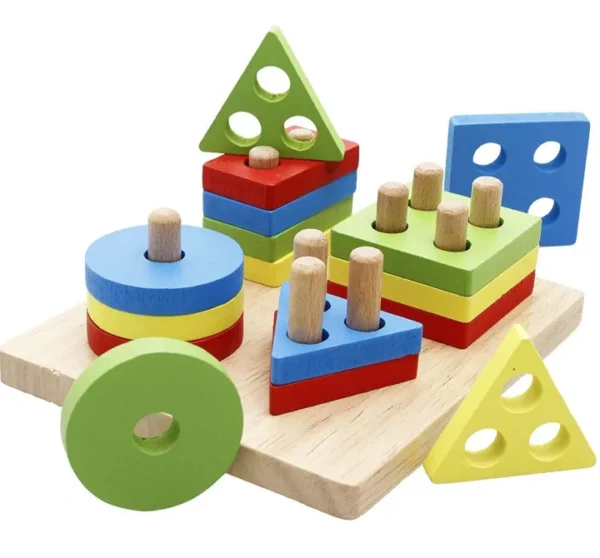 c920f42ae953ebbd855a415702b85d61 Wooden Shape Sorter Toy for Kids – Educational Shape Matching & Learning Puzzle