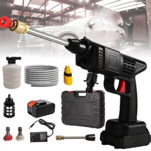 d99a8e8292e711c43411b8d56f42dcb1 Automatic Cordless Car Wash Spray Gun | 48V High Pressure Lithium Battery | Wireless Foam Jet Washer (Single Battery)