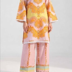 Women’s 2-Piece Pret Stitched Co-Ord Set/Kameez Shalwar