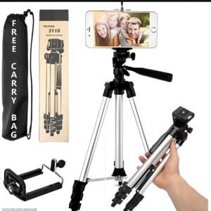 3.5ft Adjustable Tripod Stand for Mobile & Camera with Carrying Bag