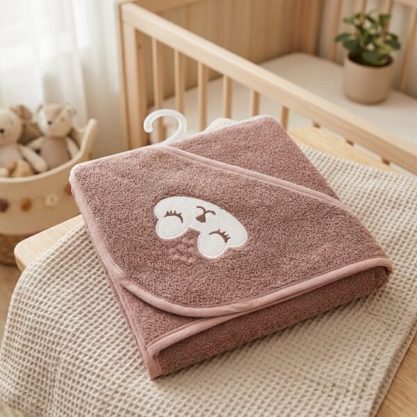 ebd95a9fe0aaa2b7072e986733d0a99f Premium Baby Hooded Towel – Soft & Comfortable Bath Towel for Newborns and Kids (Random Color)