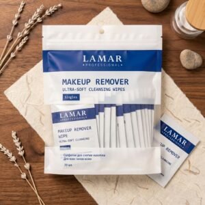 Lamar Makeup Remover Wipes - Beauty Accessory Designed For Personal Care And Daily Grooming Routine - Pack of 20