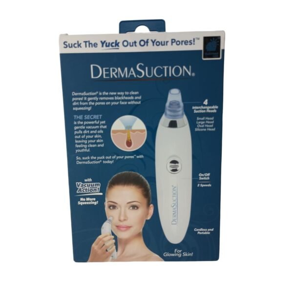 eeb030ac2d4ddc60b722401f923fe78e Derma Suction Vacuum Blackhead Remover Pore Cleaner Facial Skin Tool - Cell Operated