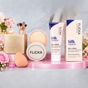 3 In 1 Flicka Glowy Makeup Deal - Personal Care Accessory Designed For Styling And Daily Routine - Ivory