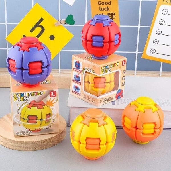 f0aa7762dd9960eac3bebe3dc654a44f Spinning Top Press Decompression Toy | Random Color