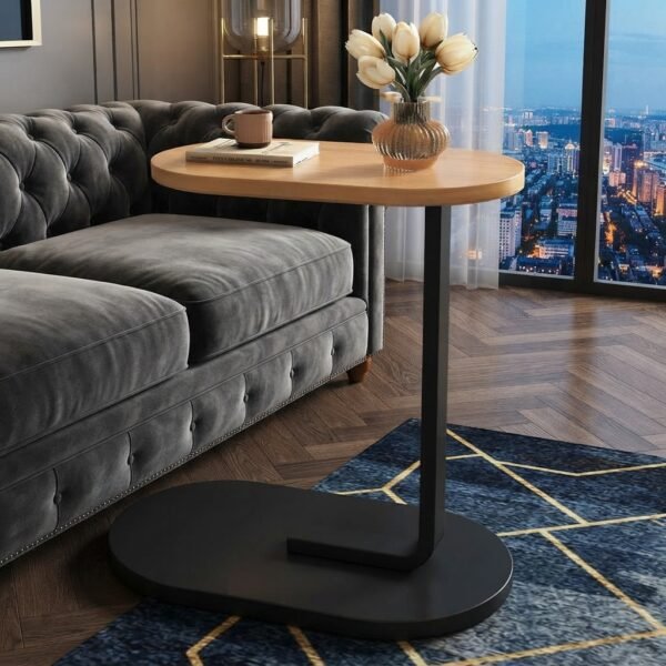 f1b02e46fc206b5f76f58c90ced3cd1c Modern C-Shape Side Table - Laptop & Coffee Table