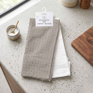 f4a42245a0811ce2a0c365a8f194266d Waffle Kitchen Towel – Honeycomb Weave Dish Cloth - Random Color