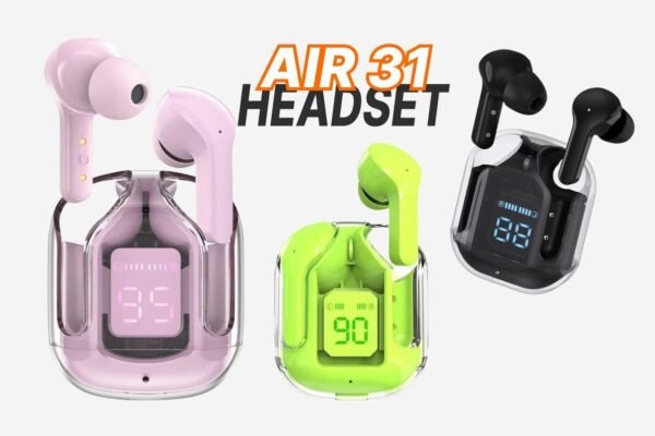 f88b54b704e0e84cf9bf506eeb91da21 Air31 TWS Wireless Earbuds – Premium Bluetooth Earphones with Charging Case