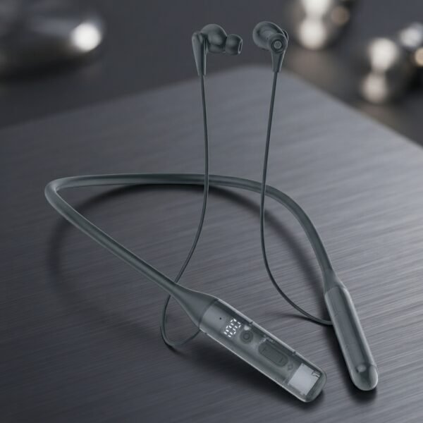 HOTTU NB02 Neckband Earphones – ENC, 100 Hours Playtime & Bluetooth 6.0