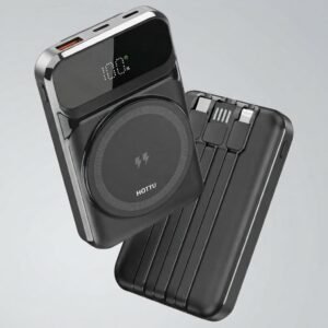 fa2b7ddf3455db7f1f718e3dd3228758 HOTTU HT37 Magnetic 10000mAh Magnetic Wireless Power Bank Portable Fast Charger