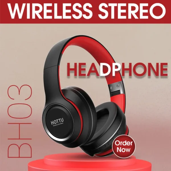 fd5ae24dc646d42a6dab90561b14ebec HOTTU BH03 Bluetooth Headphone | Micro SD | AUX